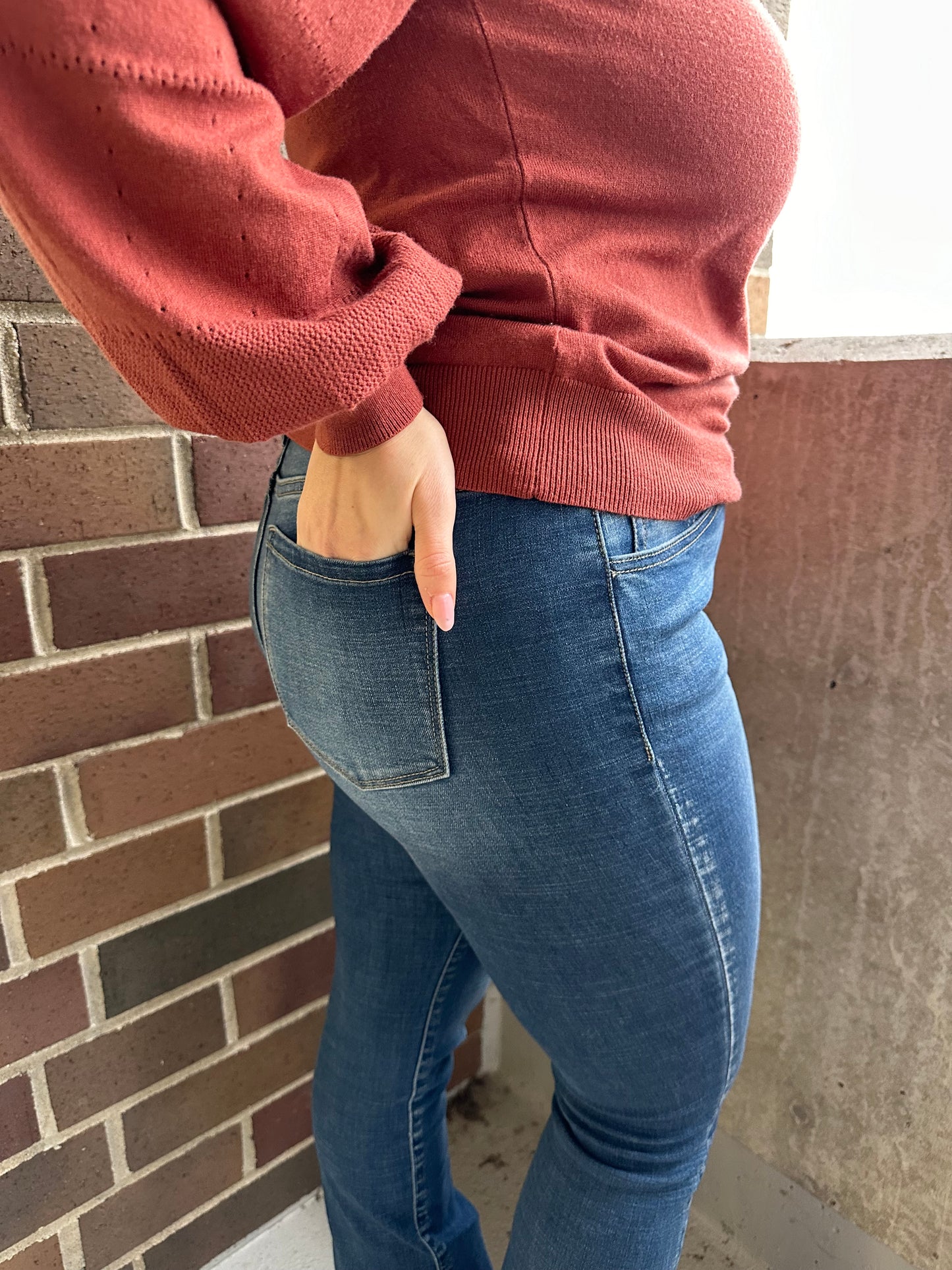 KANCAN BABY FLARE JEAN