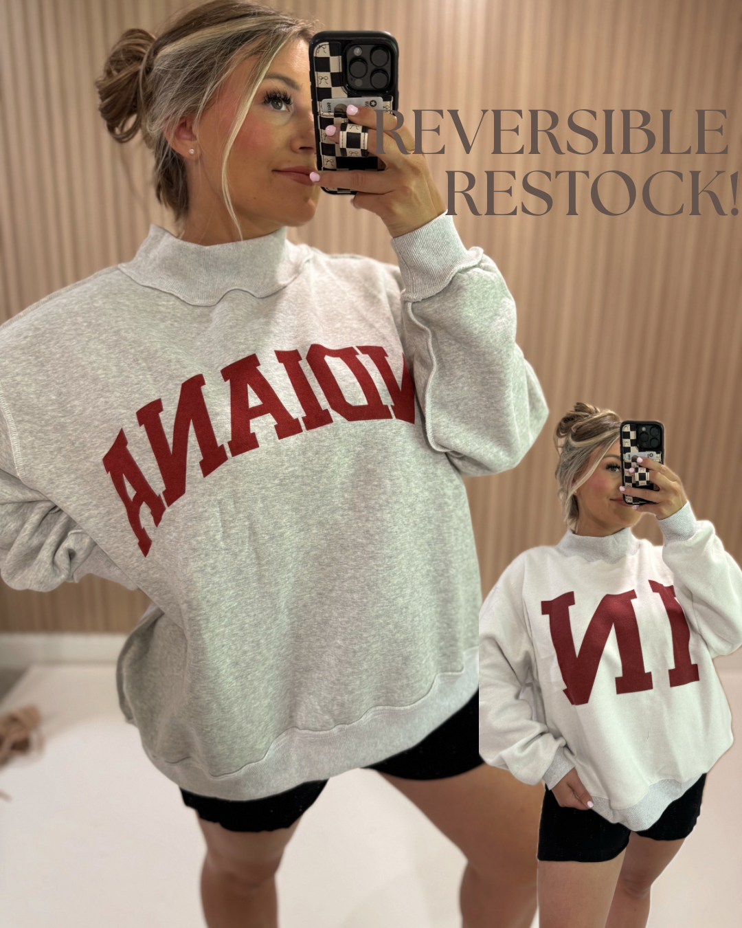 REVERSIBLE CREWS (INDIANA FOR PREORDER)