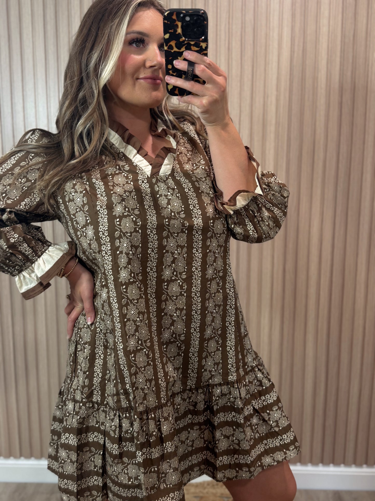 BRYNNA FLORAL MINI DRESS