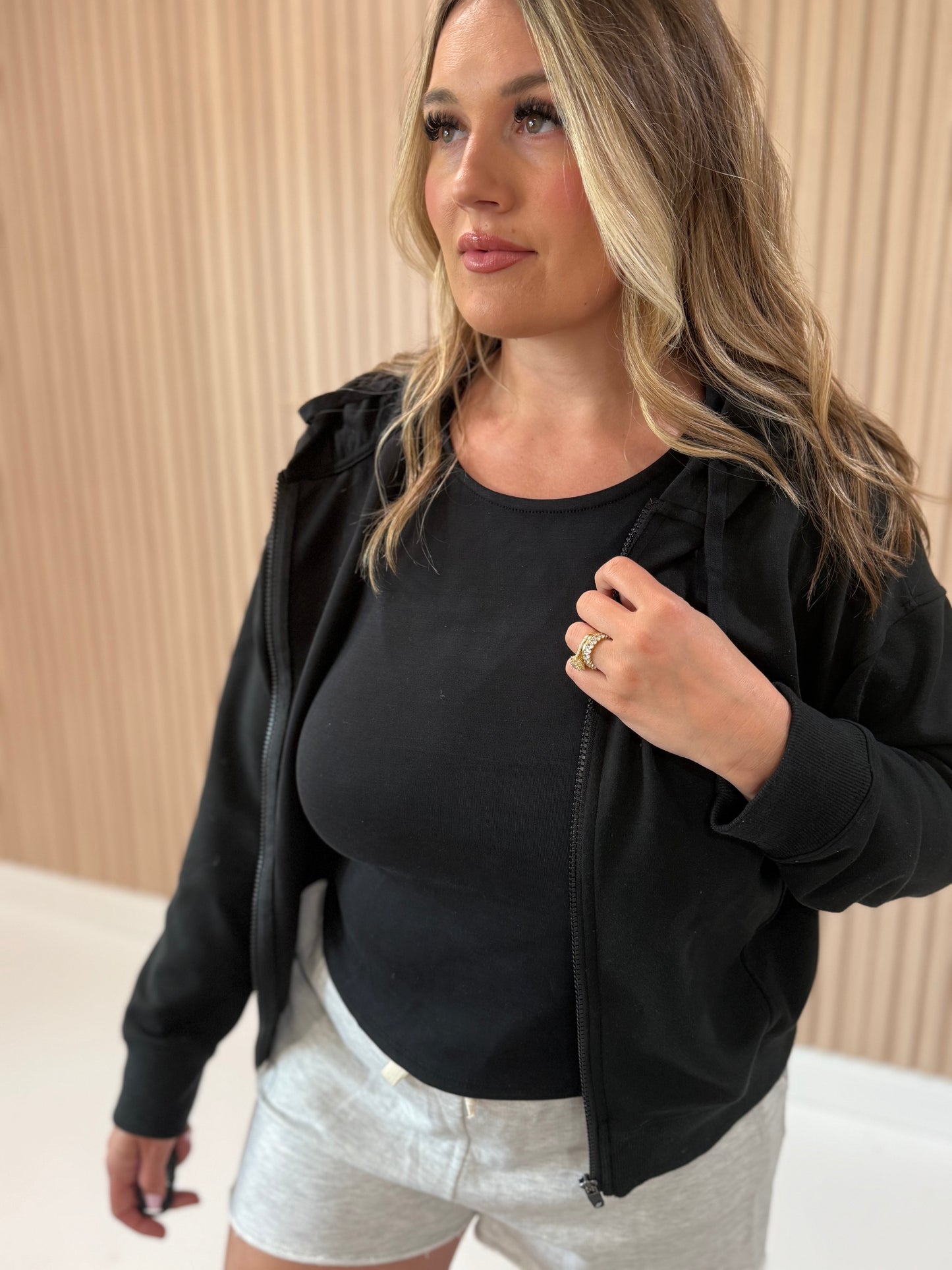 BRIELLA ZIP UP HOODIE