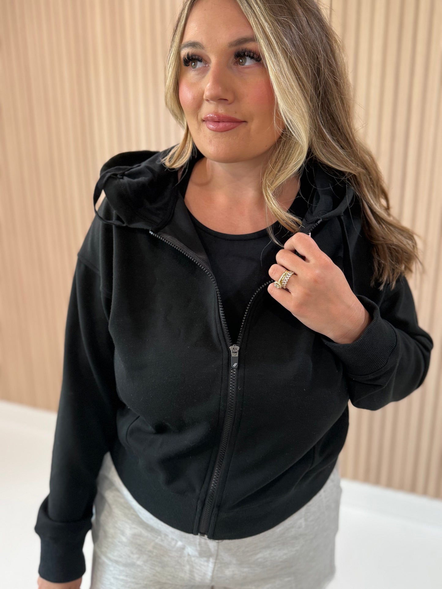 BRIELLA ZIP UP HOODIE