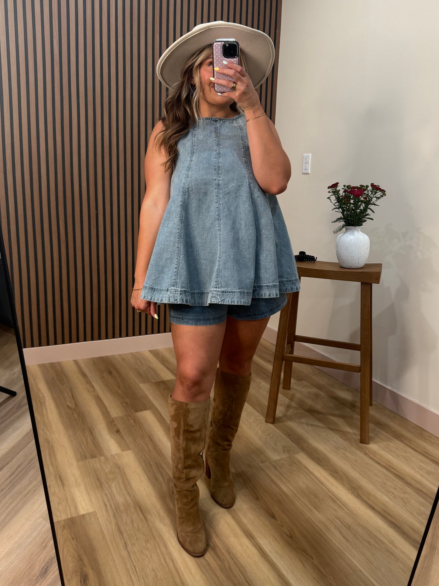 JEANIE TUNIC TANK SET