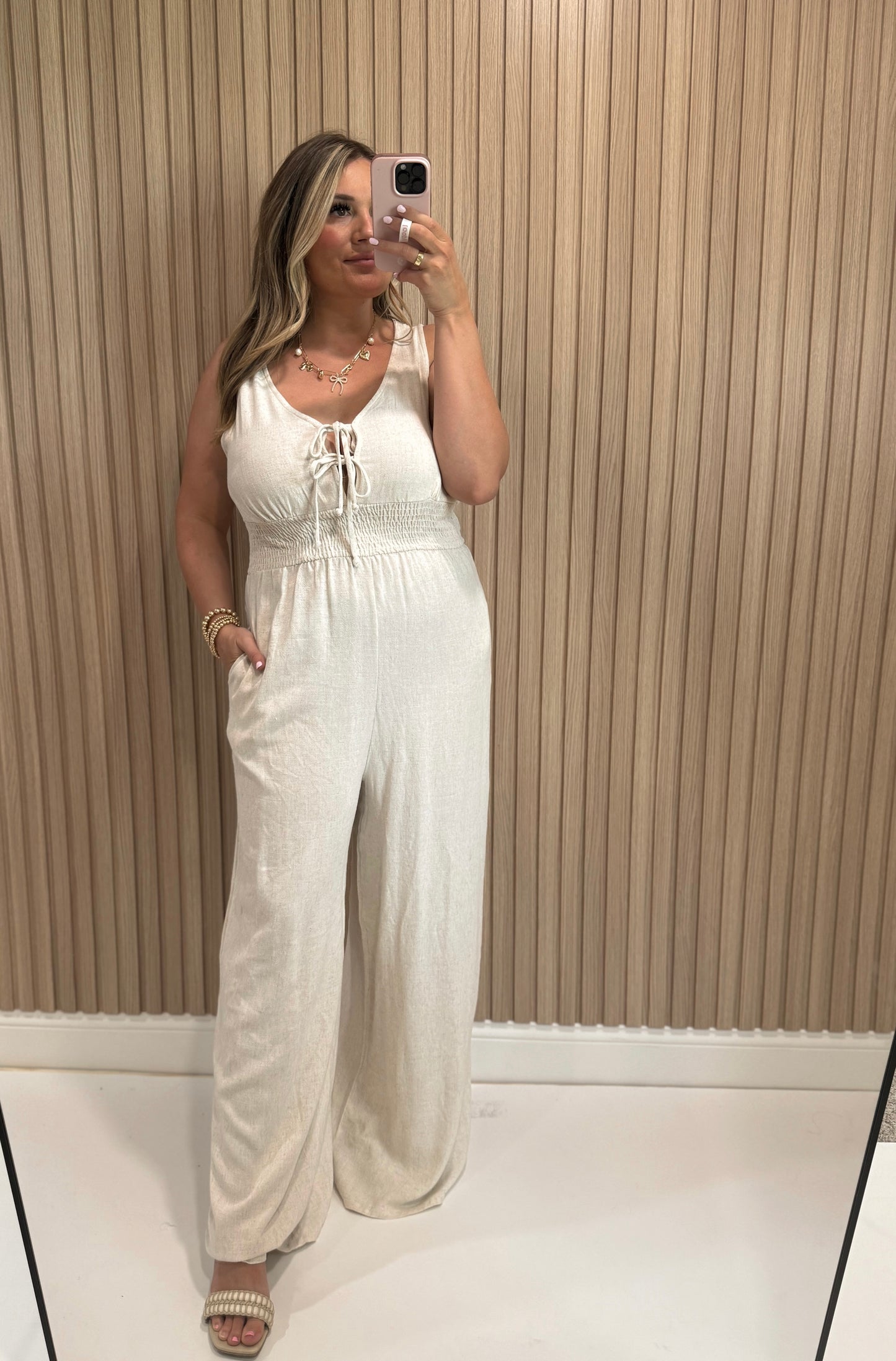 LIVY LINEN JUMPSUIT