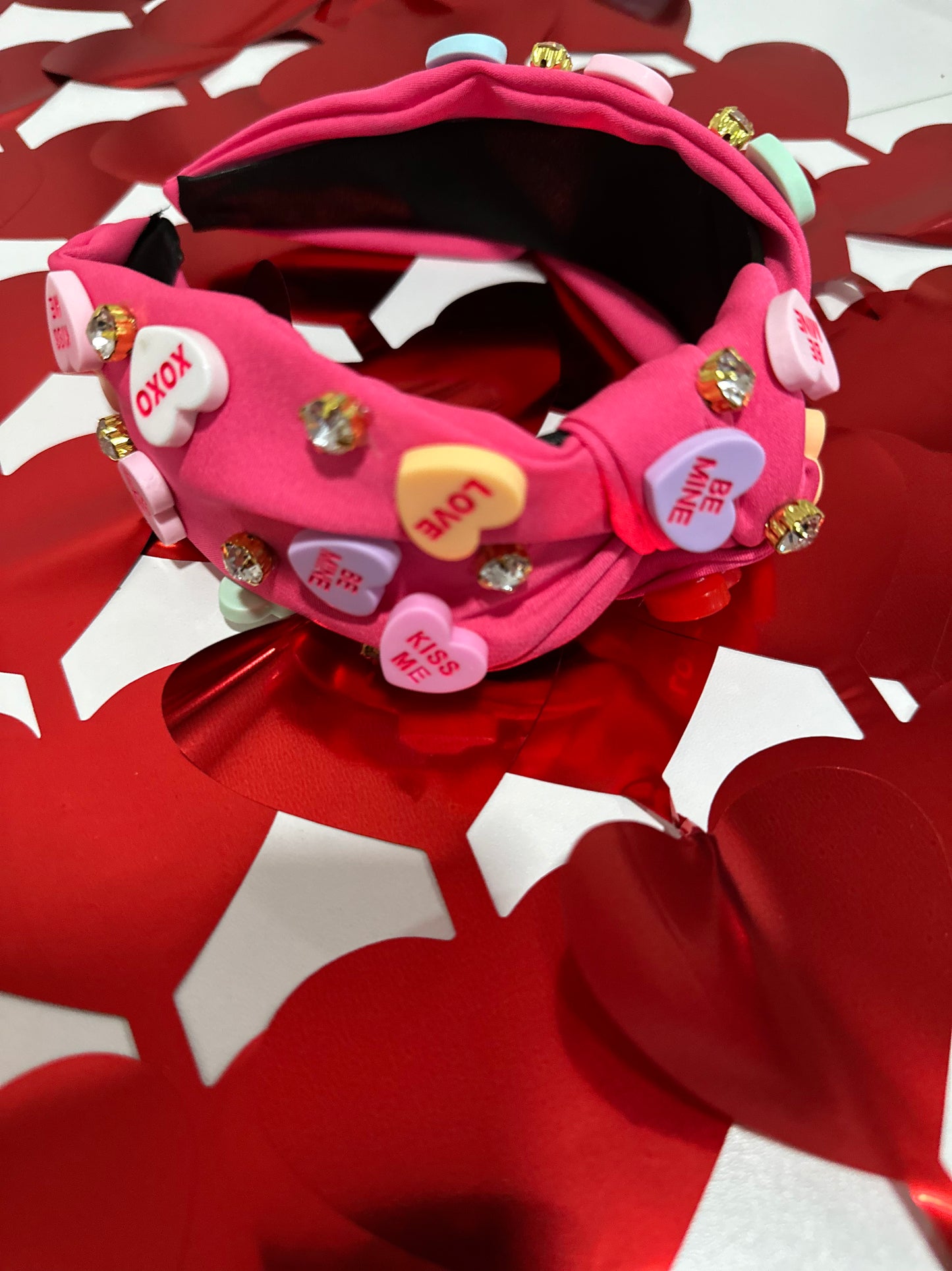 CONVERSATION HEARTS HEADBAND