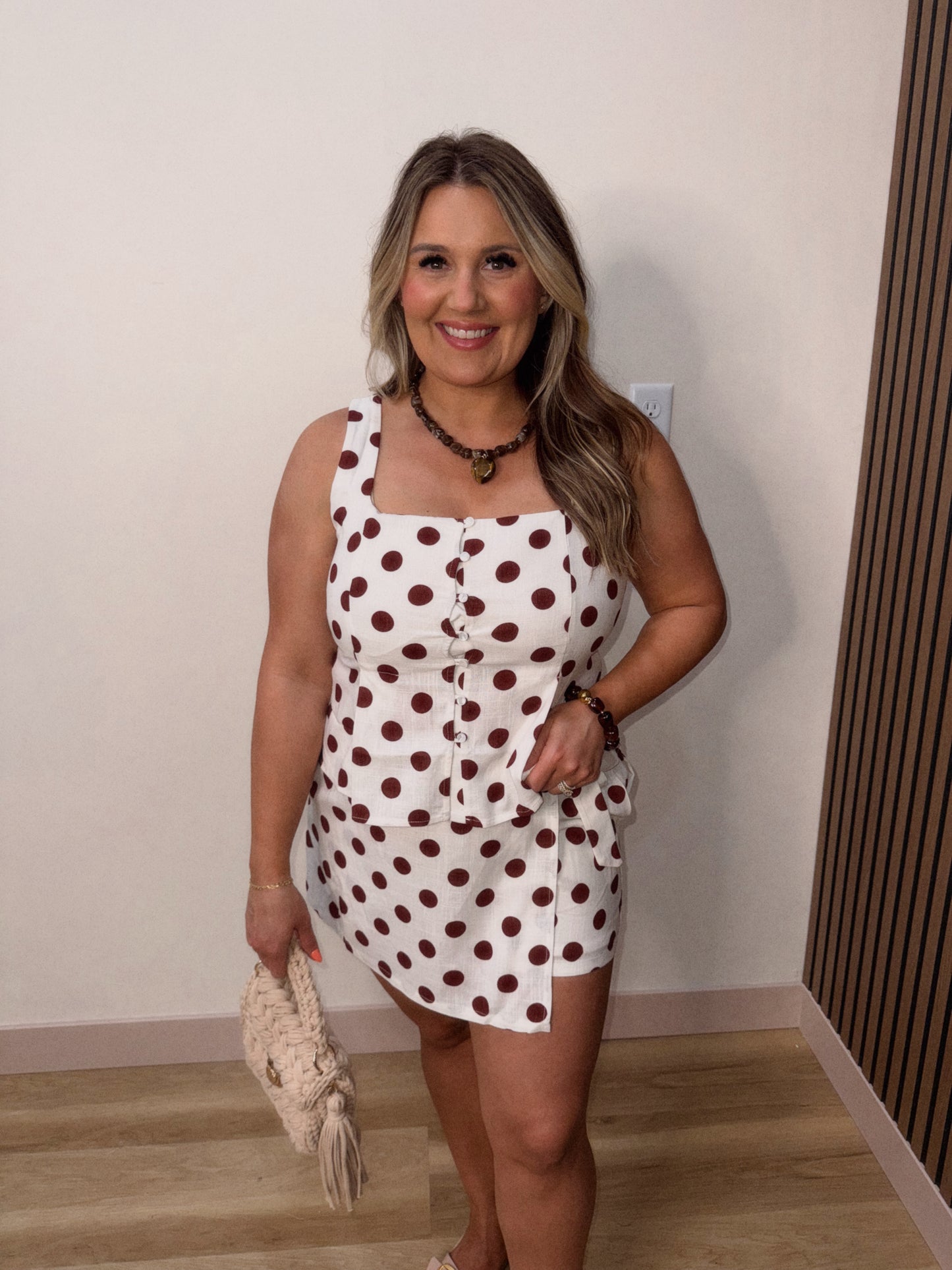 COCO POLKA DOT SKORT SET (SKORT)
