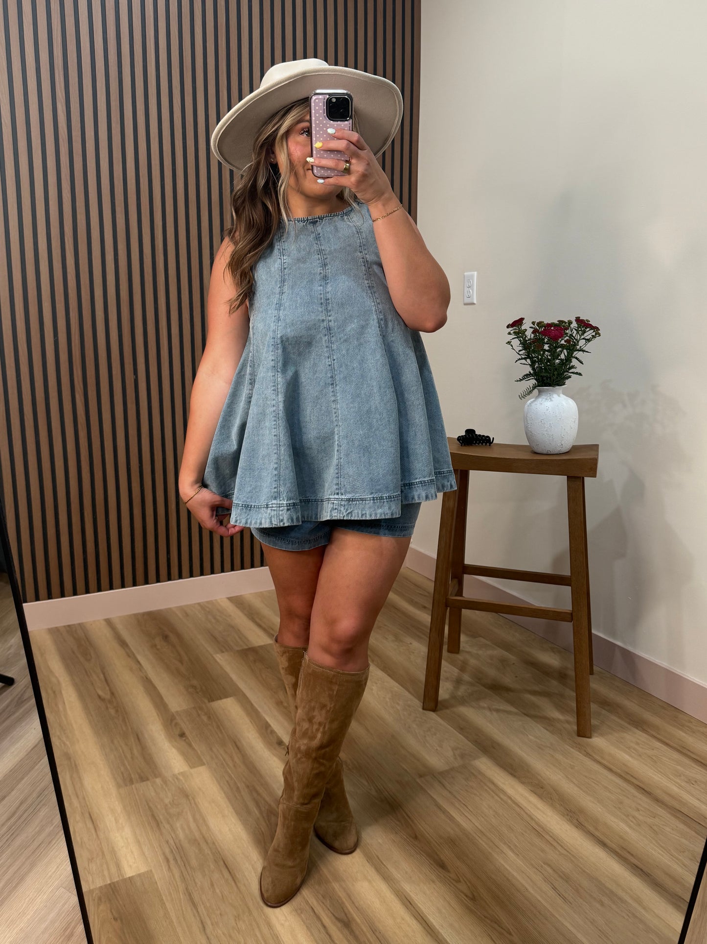 JEANIE TUNIC TANK SET