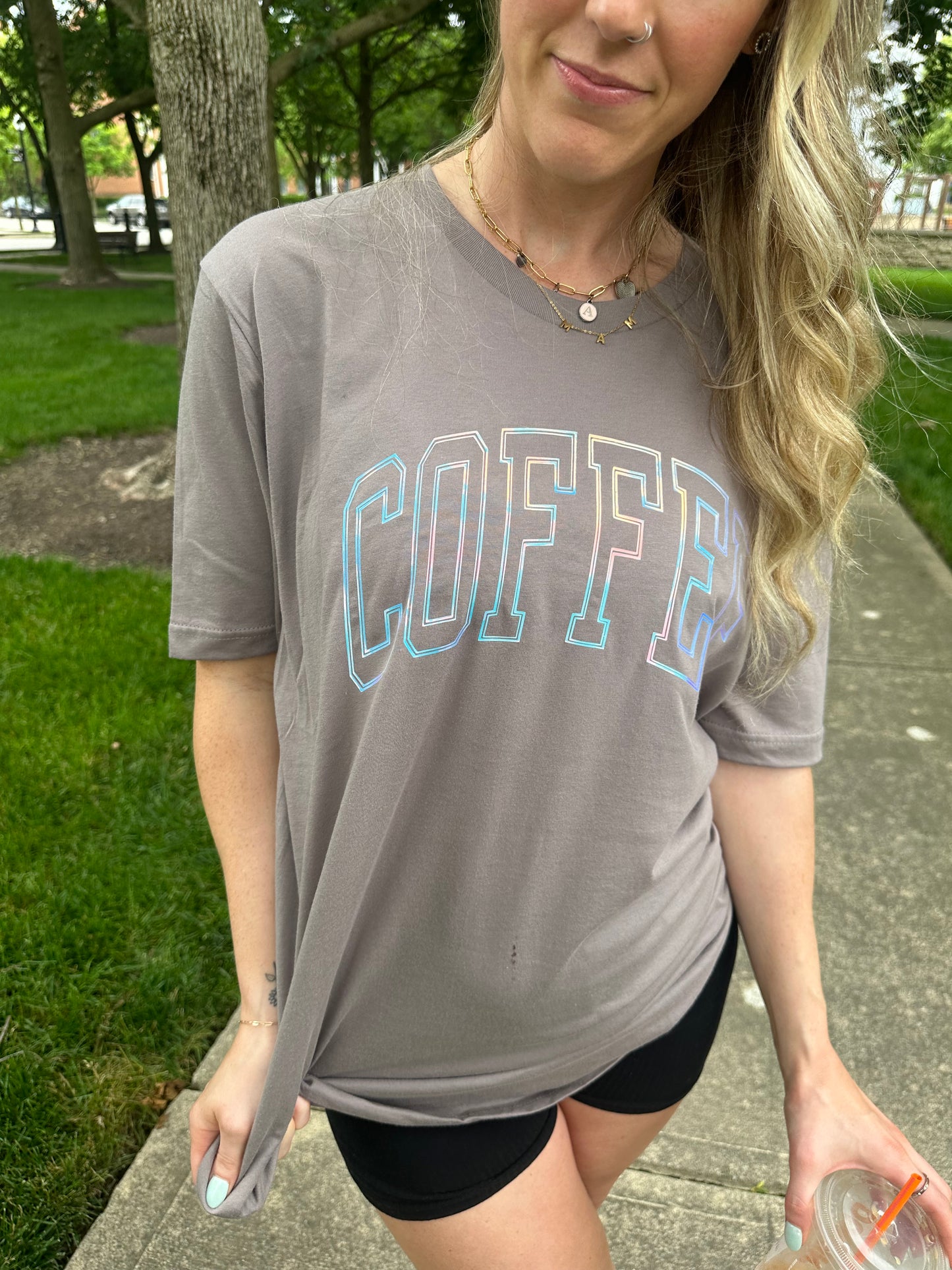 Coffee please graphic tee