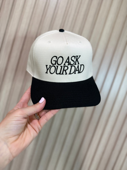 GO ASK YOUR DAD TRUCKER HAT