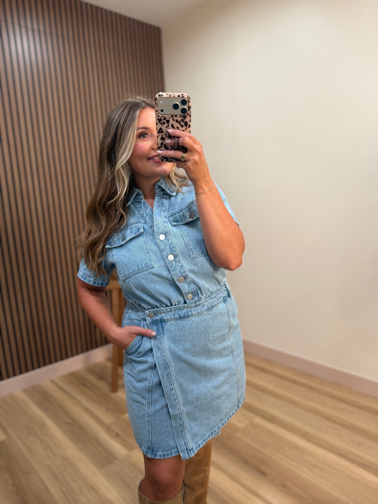 JESSA JEAN MINI DRESS