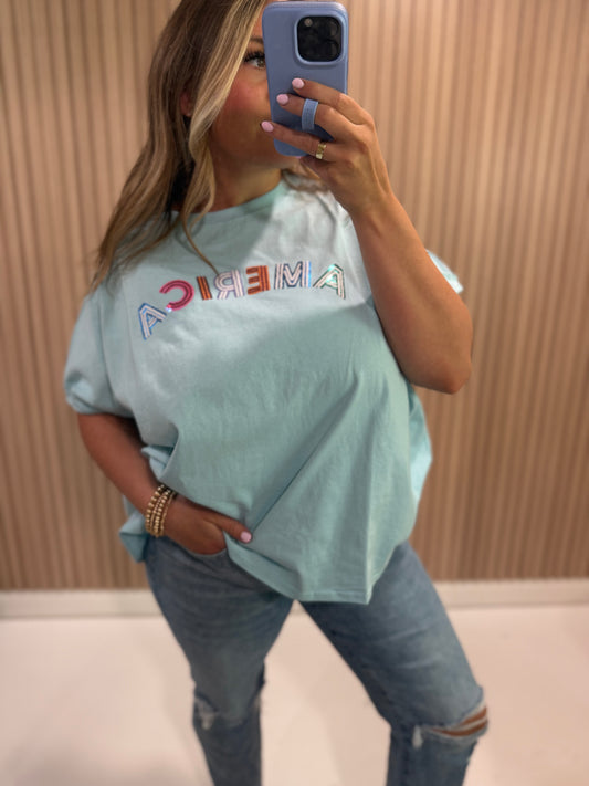 AMERICA OVERSIZED TEE