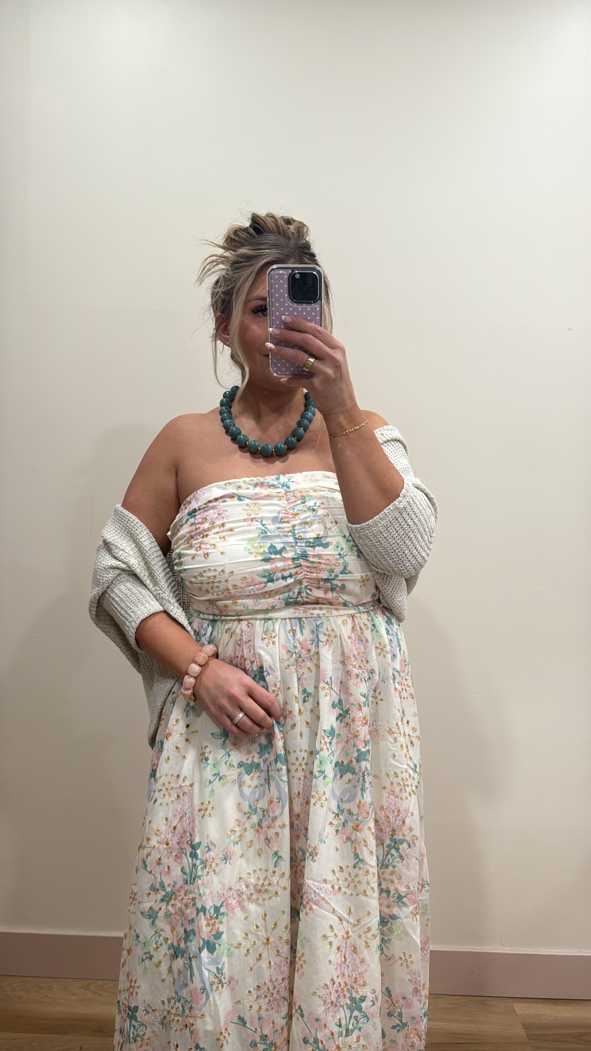 EMMY STRAPLESS MIDI