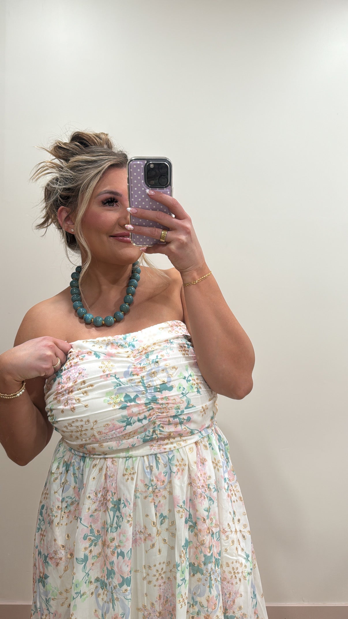 EMMY STRAPLESS MIDI