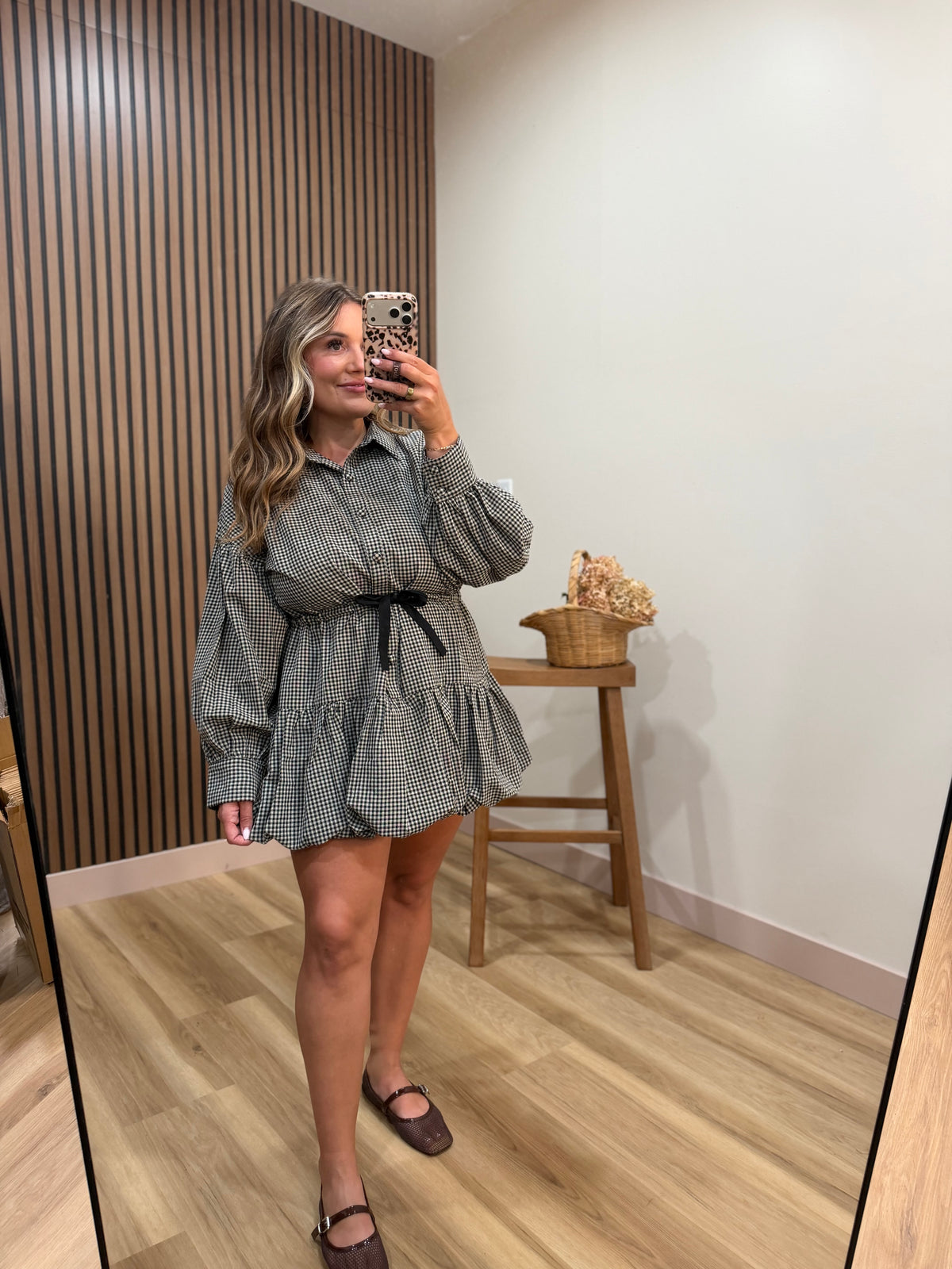 RAELYNN BUBBLE HEM DRESS