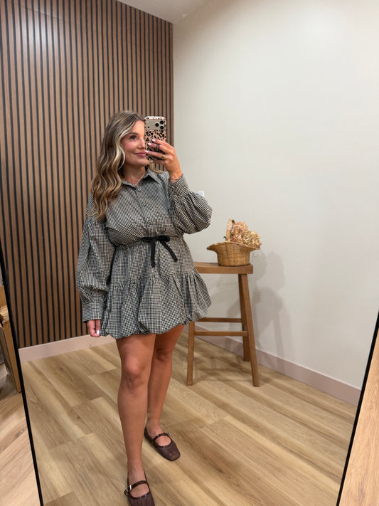 RAELYNN BUBBLE HEM DRESS