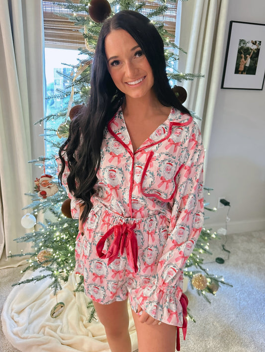 Jolly Santa Pajama Set