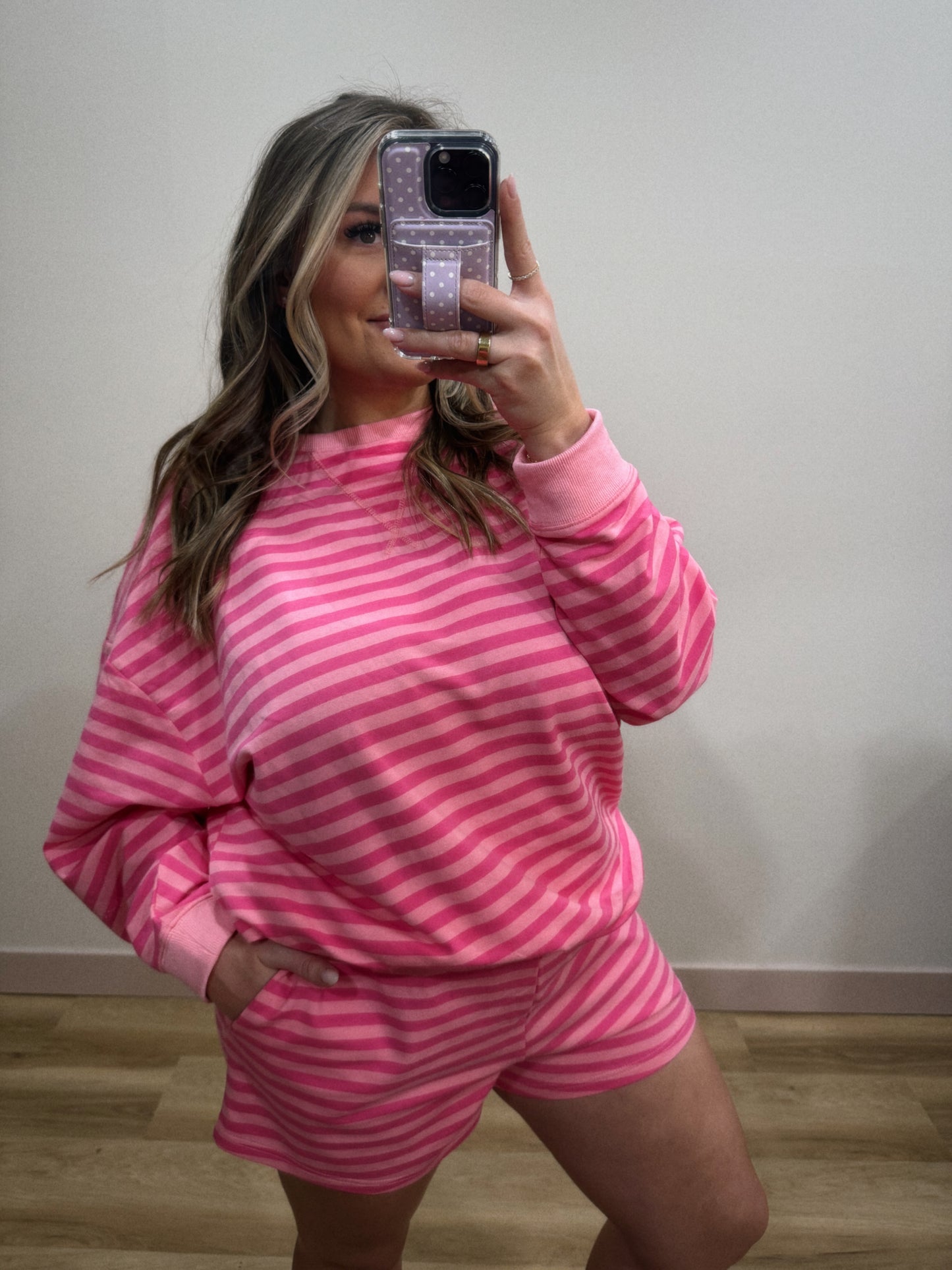 (BOTTOM) BARBIE STRIPED SET