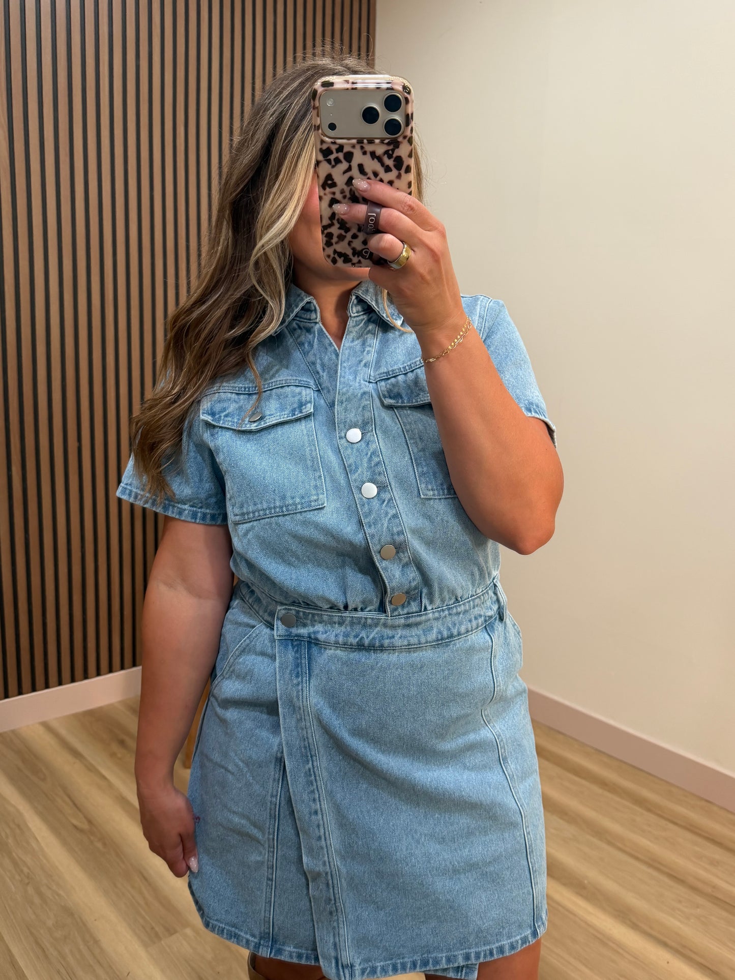 JESSA JEAN MINI DRESS