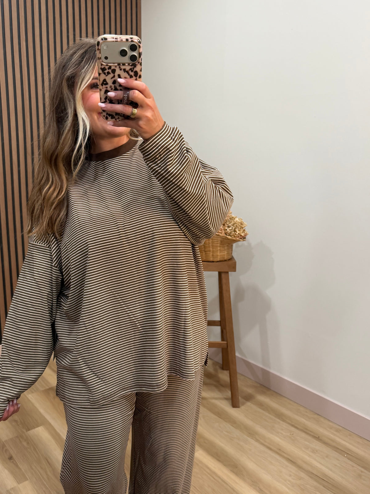 CABIN COZY LOUNGE PANT (BROWN)