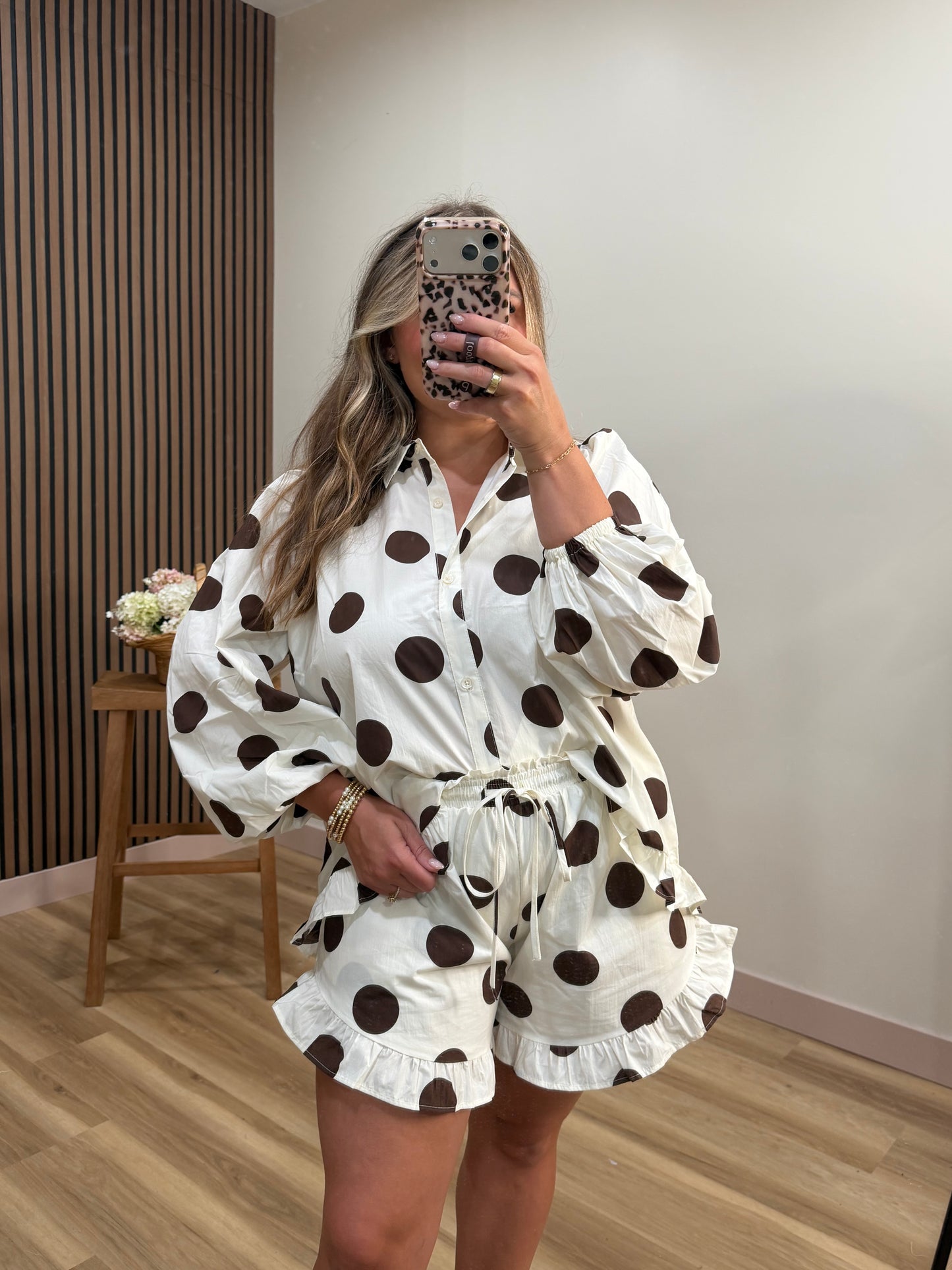 CABANA CLUB POLKA DOT TOP