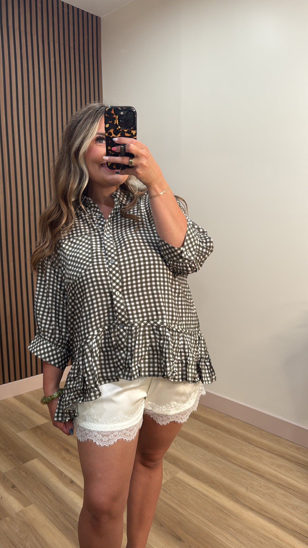 PREORDER S-L: GIGI GINGHAM BLOUSE (S-L.)