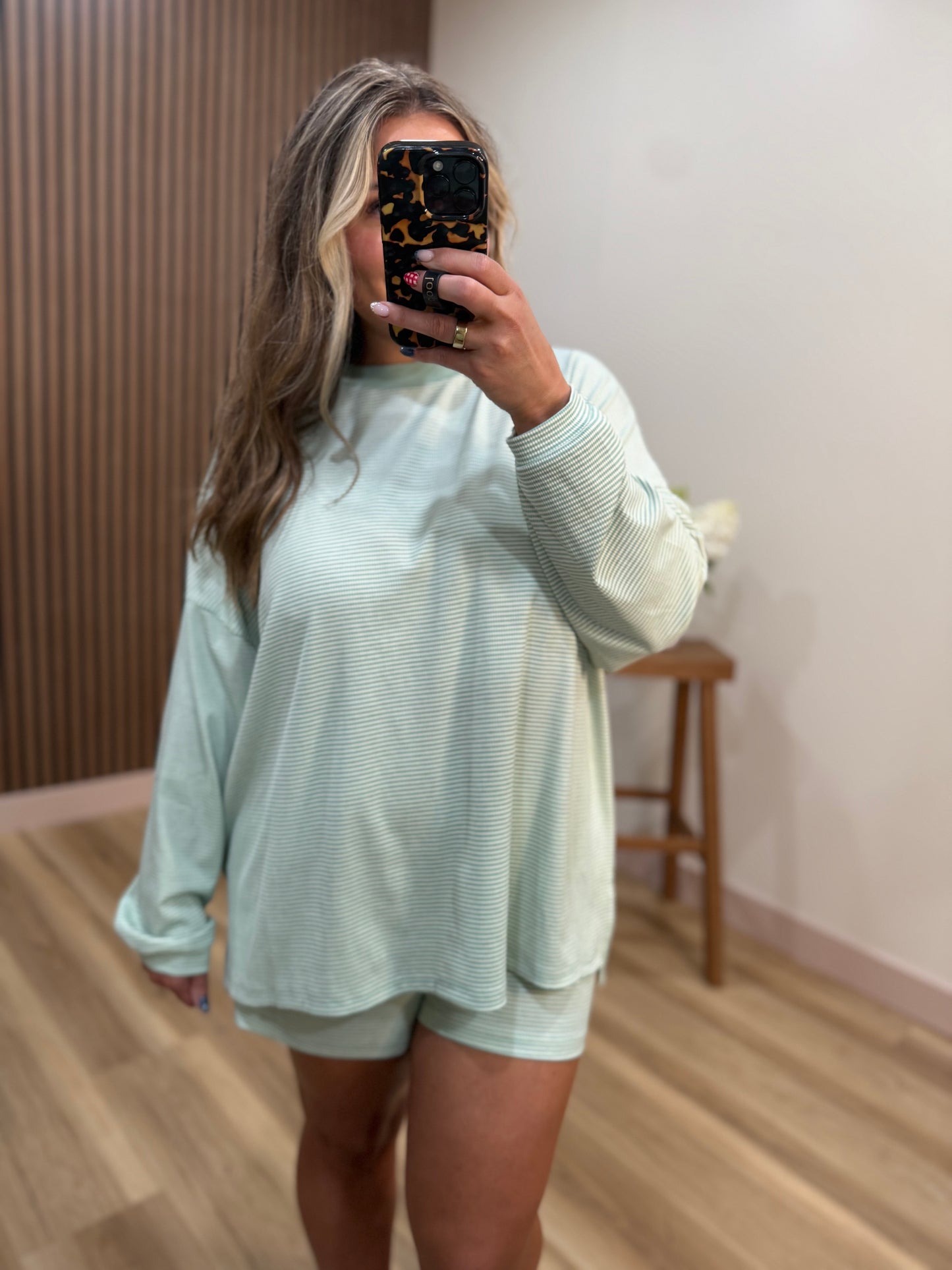 MATCHA 🍵 STRIPED SHORT SET- BOTTOMS