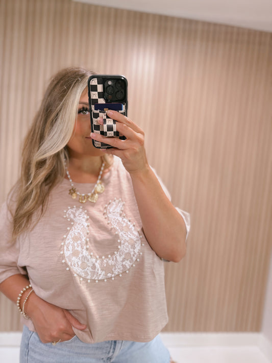 NOT MY FIRST RODEO CROP TEE