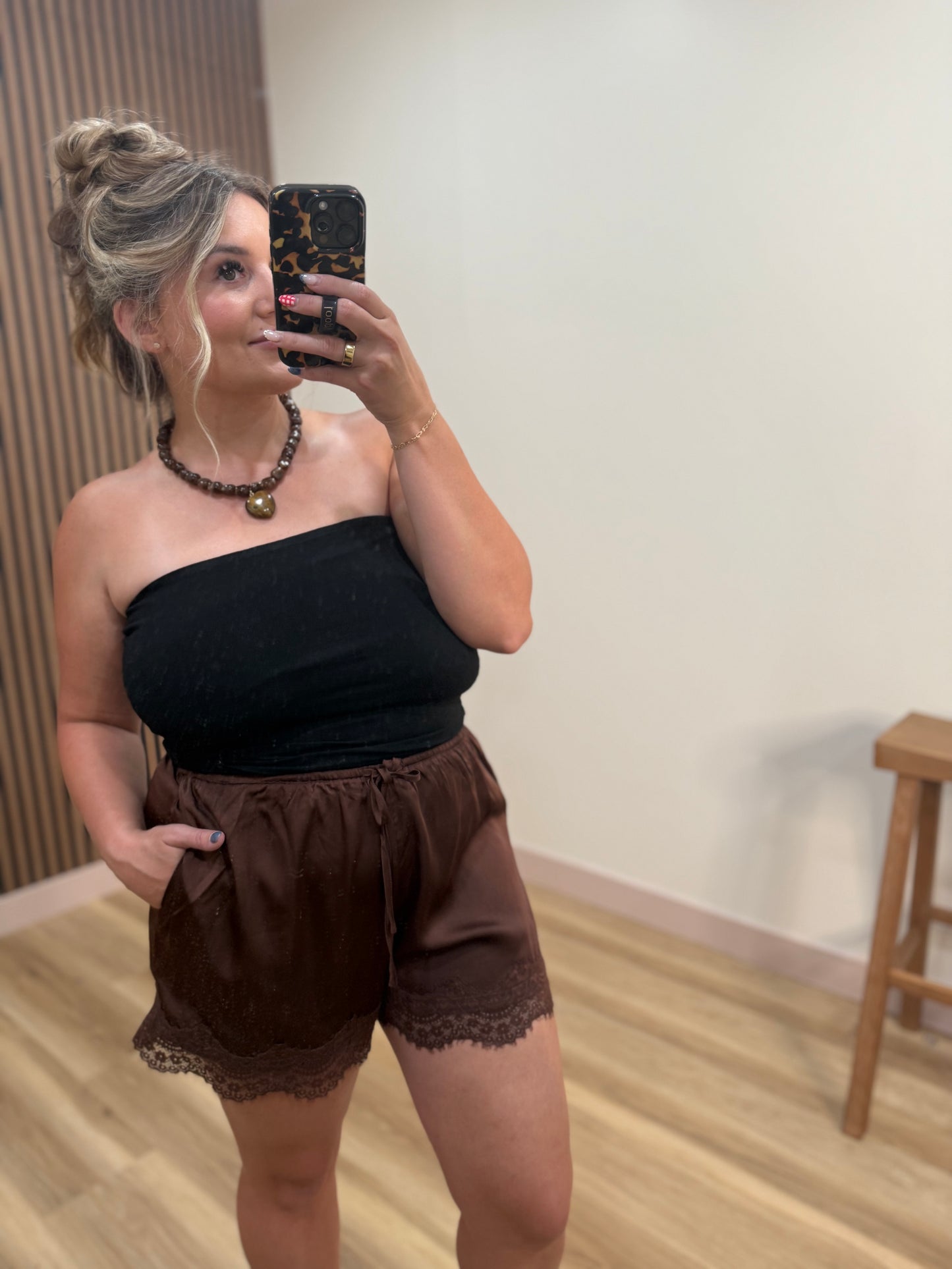 LILA LACE SHORTS (Multiple Colors)