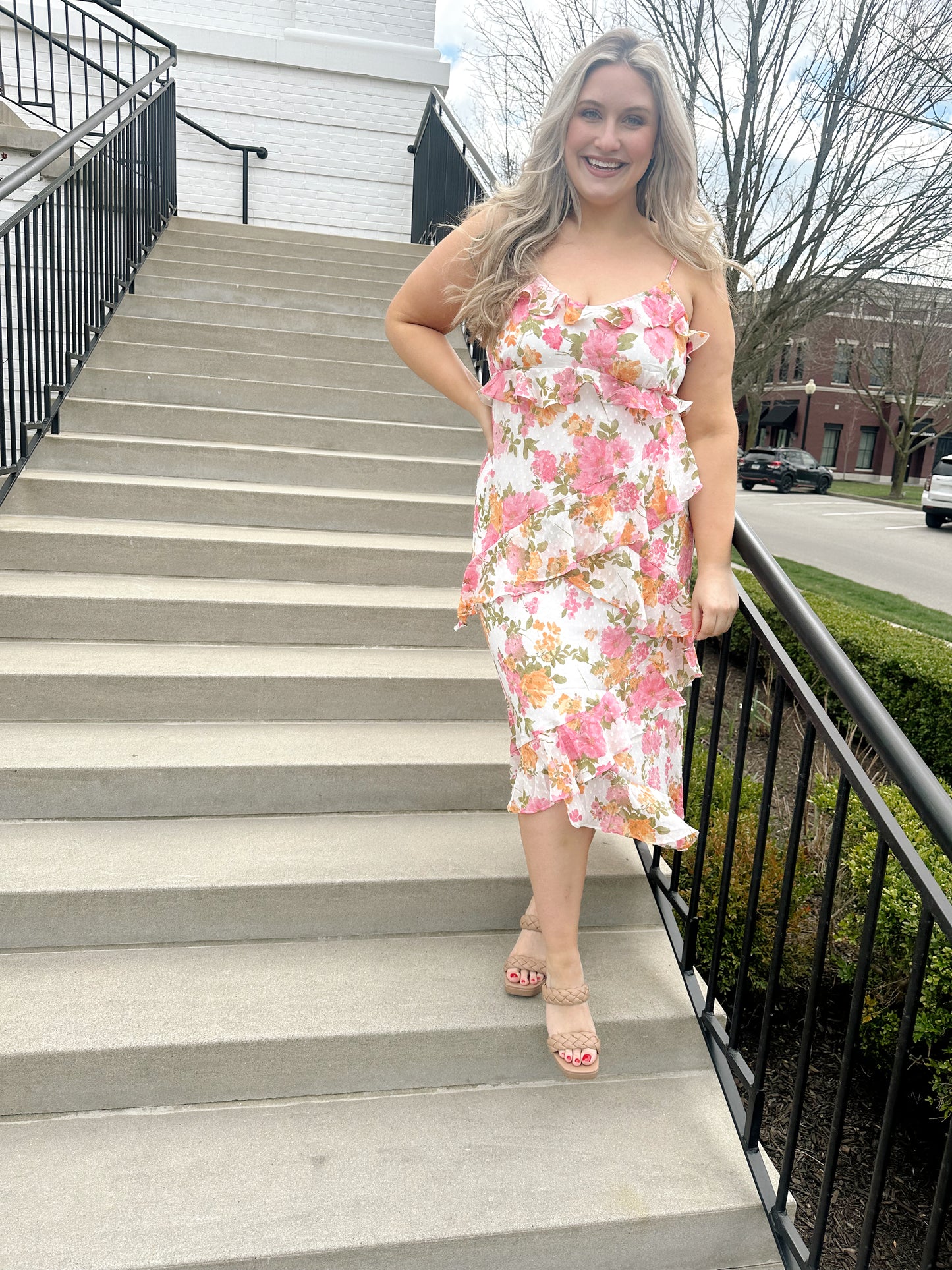 best dressed floral midi