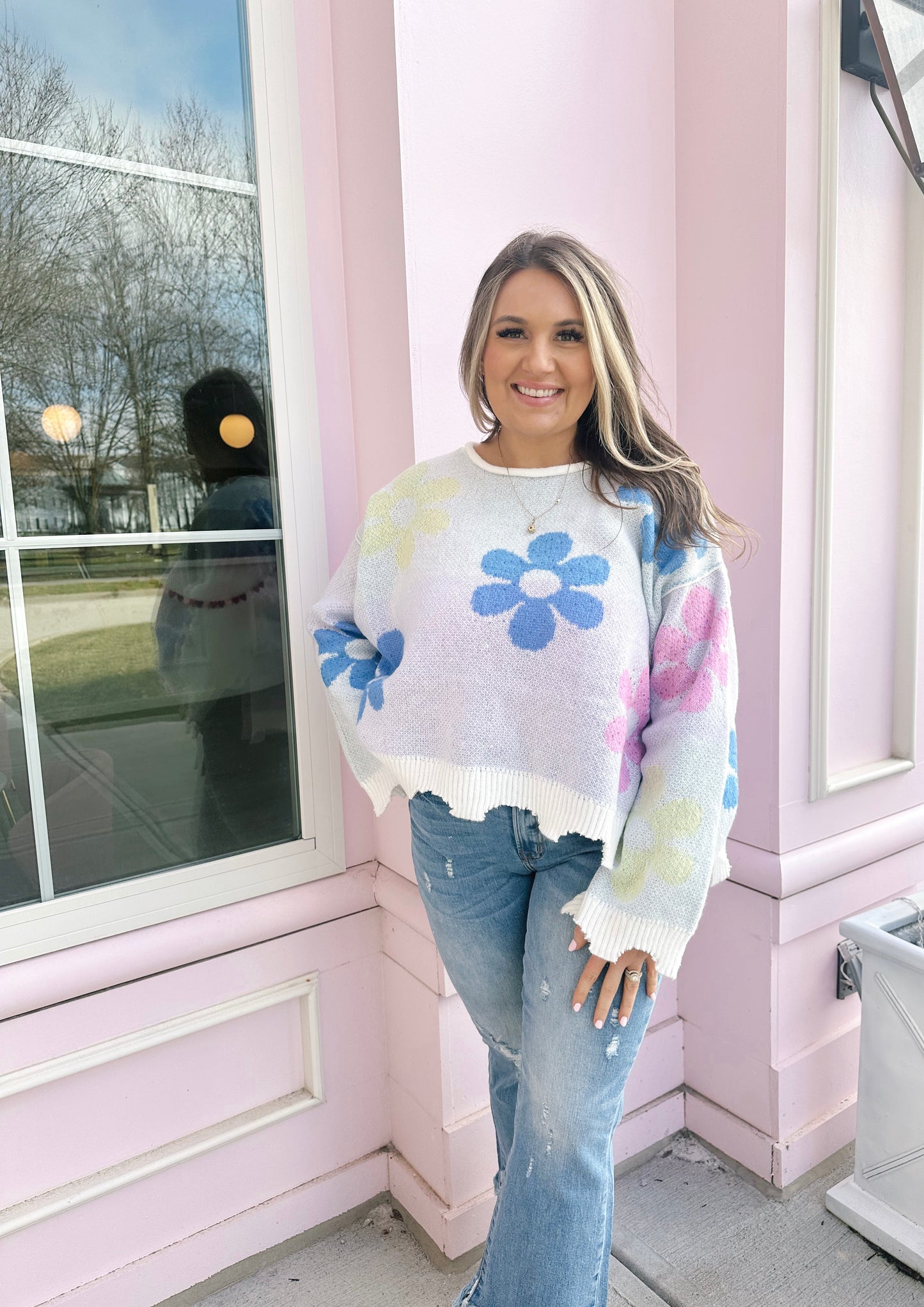 flower power sweater