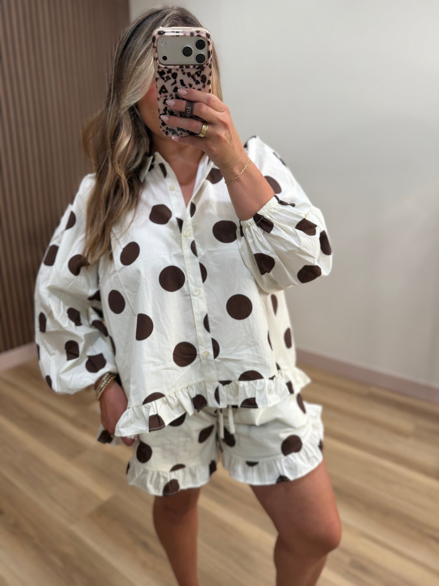 CABANA CLUB POLKA DOT TOP