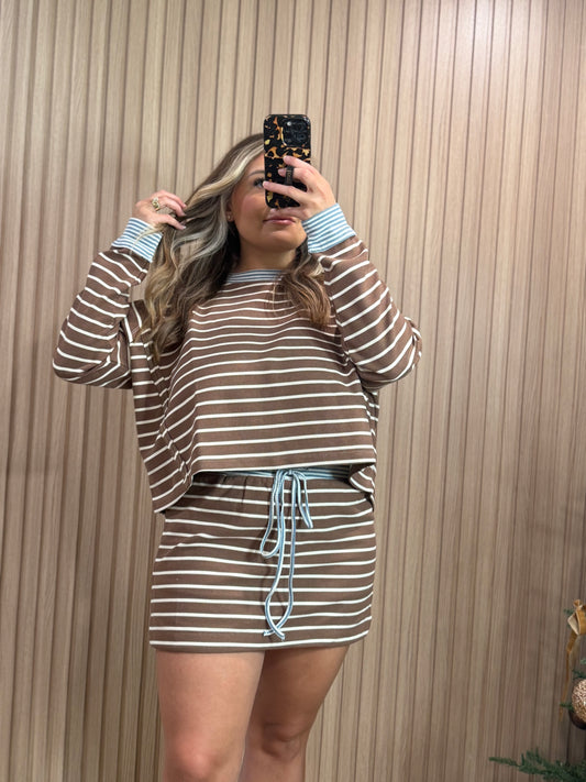BETSY BROWN STRIPE SET