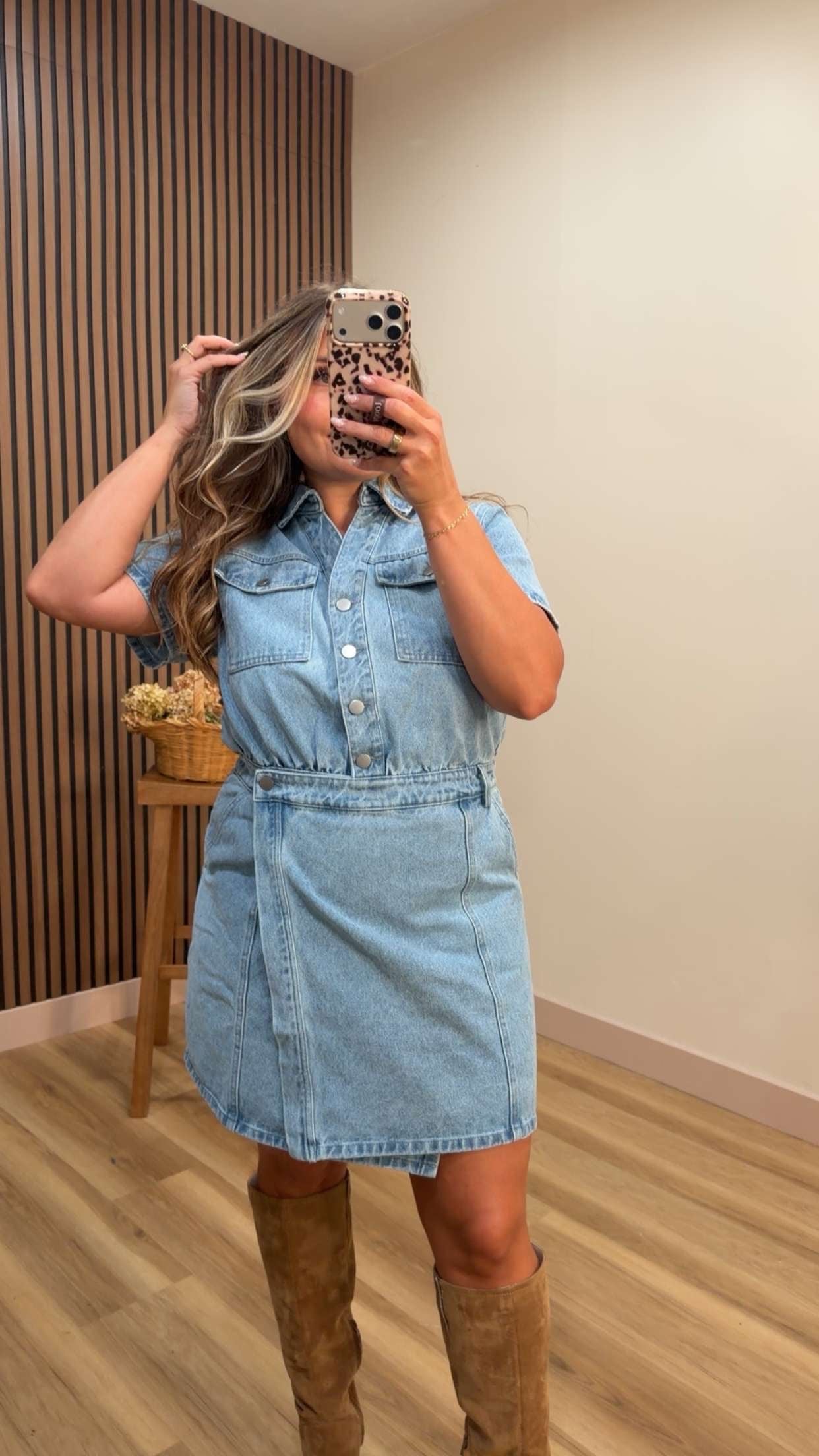JESSA JEAN MINI DRESS