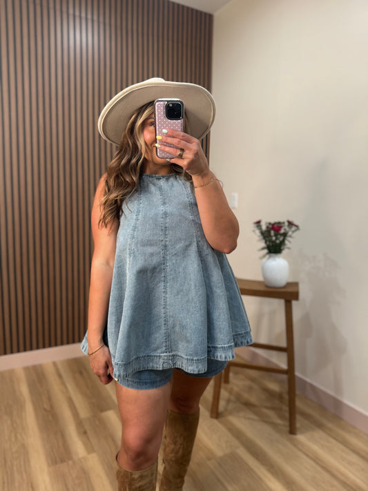 JEANIE TUNIC TANK SET