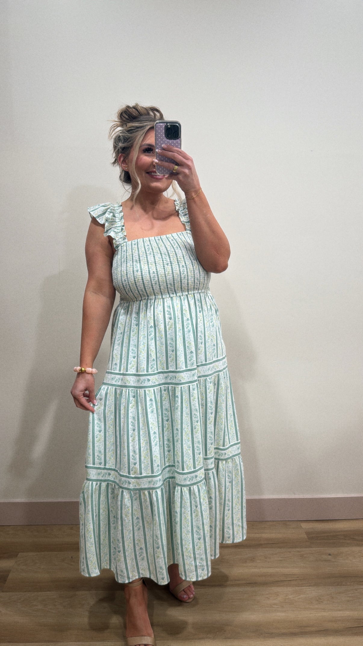 MIA FLORAL MIDI