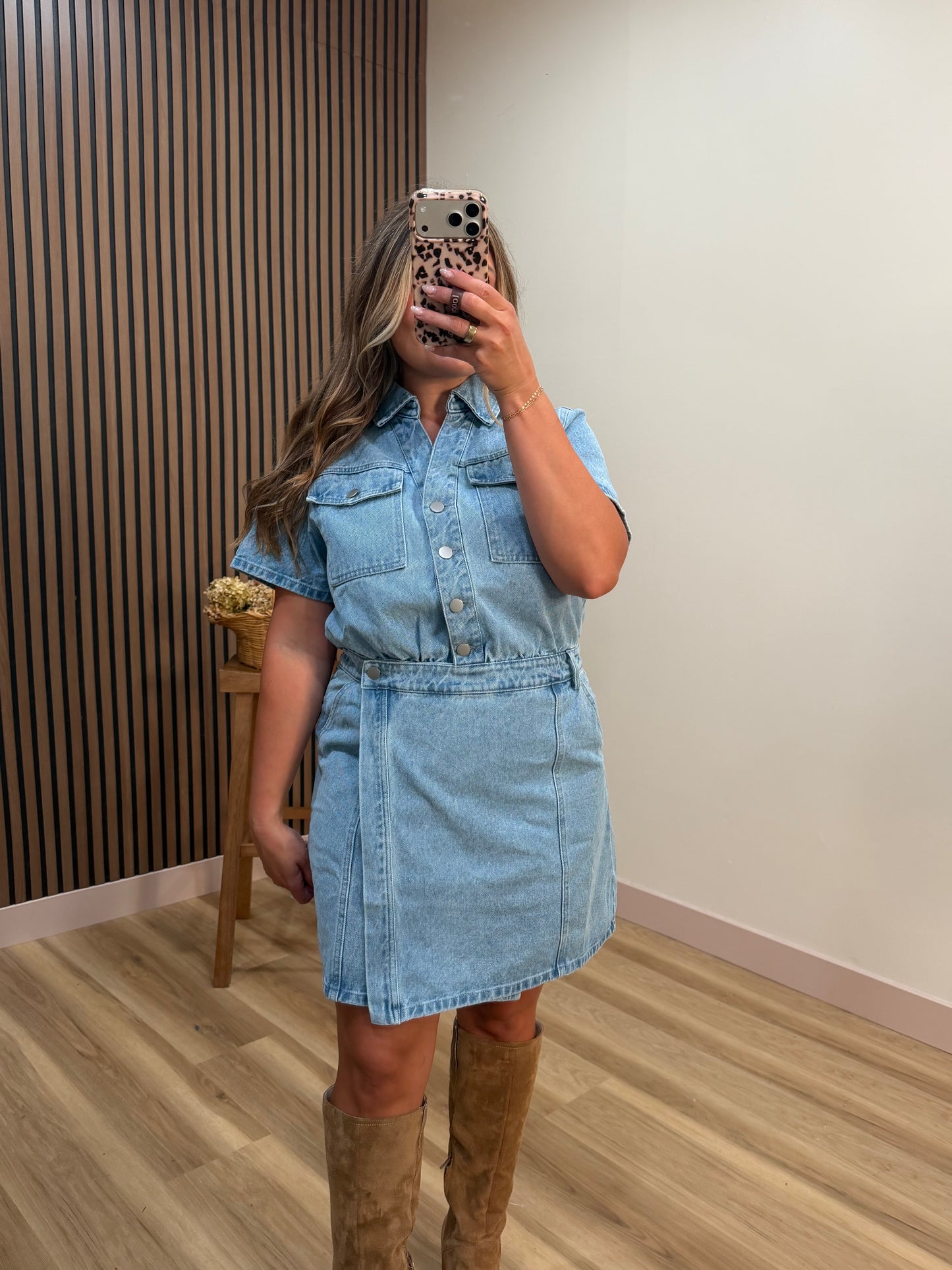 JESSA JEAN MINI DRESS