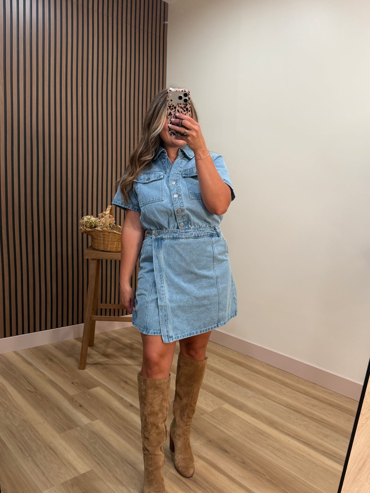 JESSA JEAN MINI DRESS