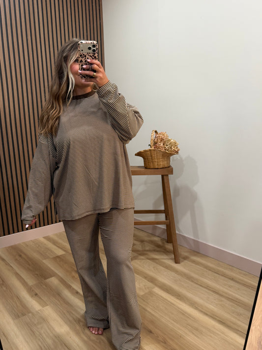 CABIN COZY LOUNGE PANT (BROWN)