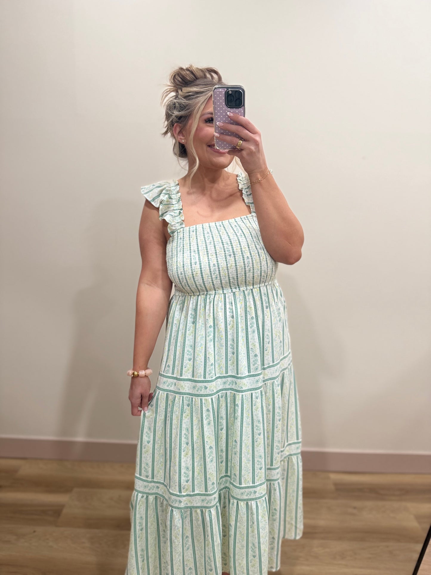 MIA FLORAL MIDI