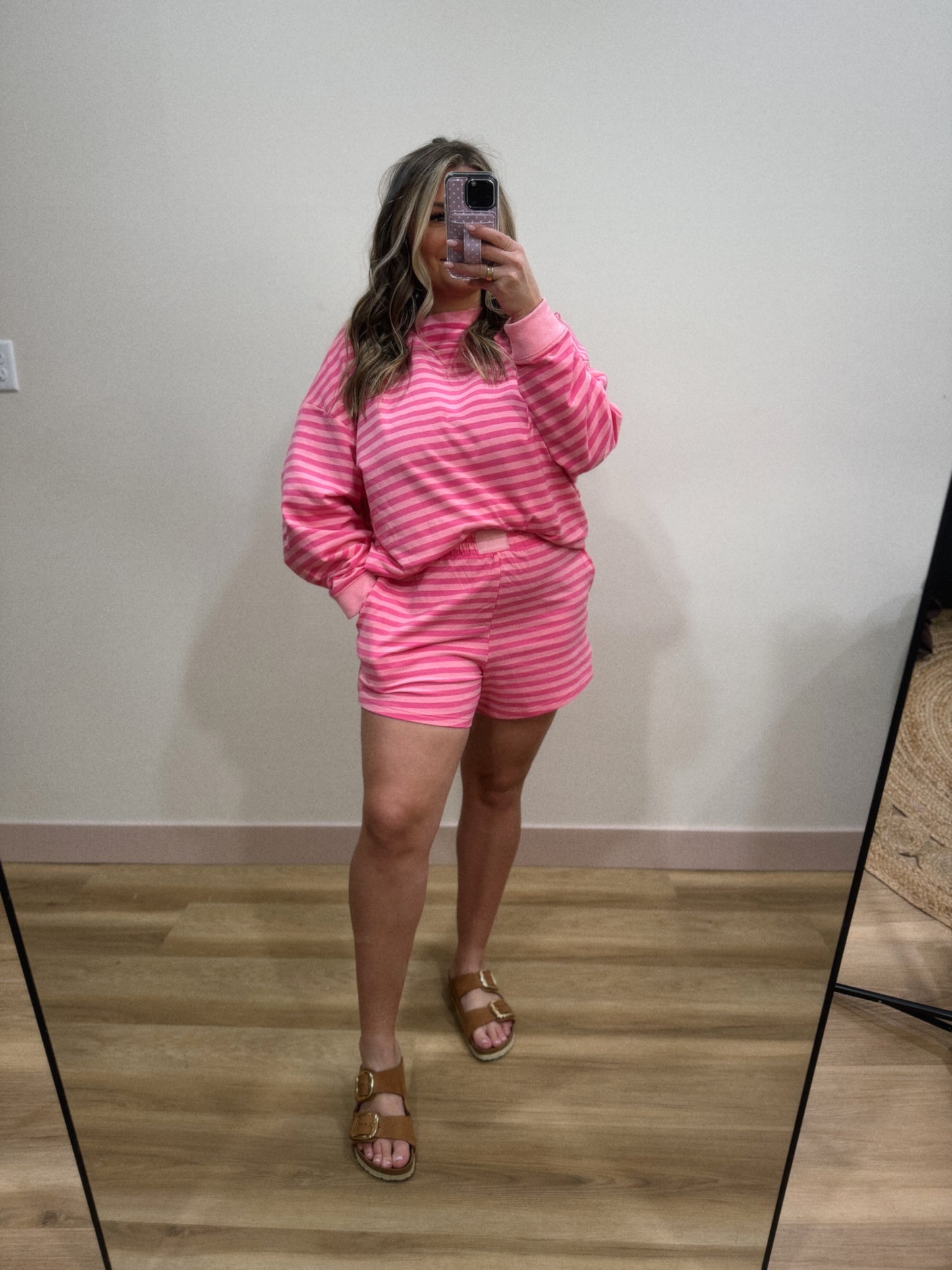 (BOTTOM) BARBIE STRIPED SET