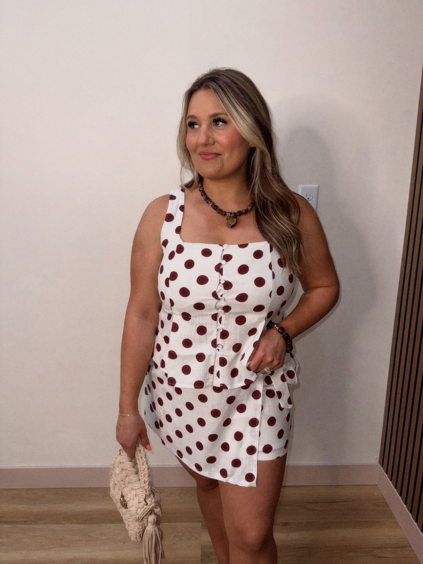COCO POLKA DOT SKORT SET (SKORT)