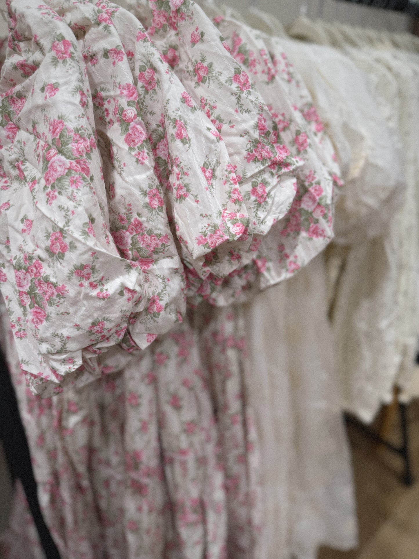 JUST PEACHY FLORAL MAXI