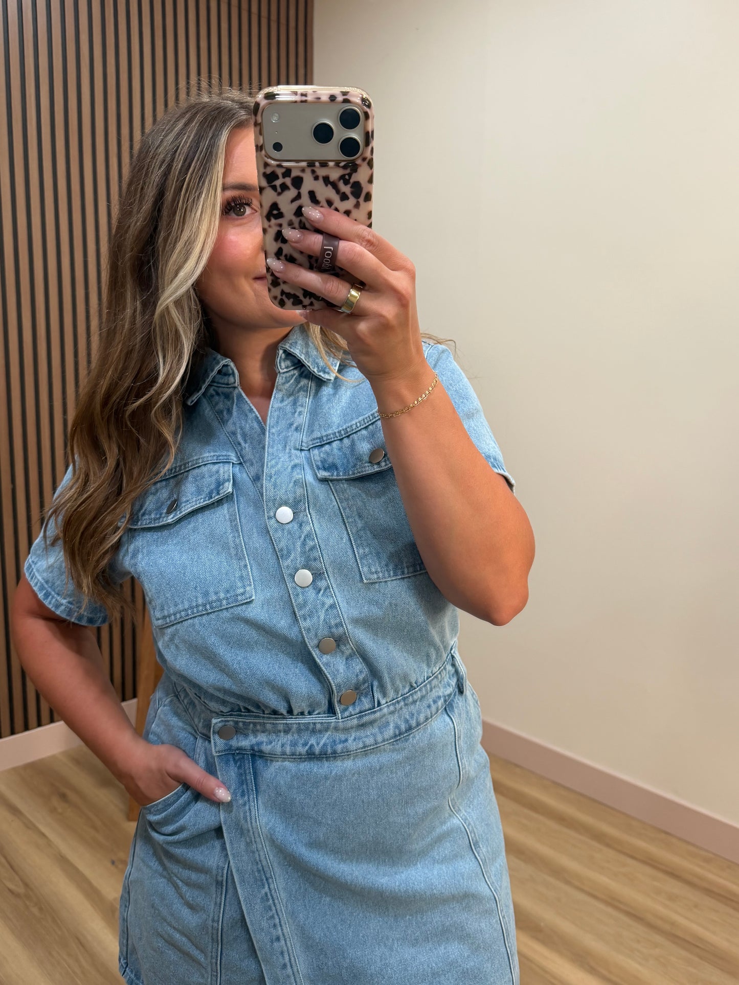 JESSA JEAN MINI DRESS