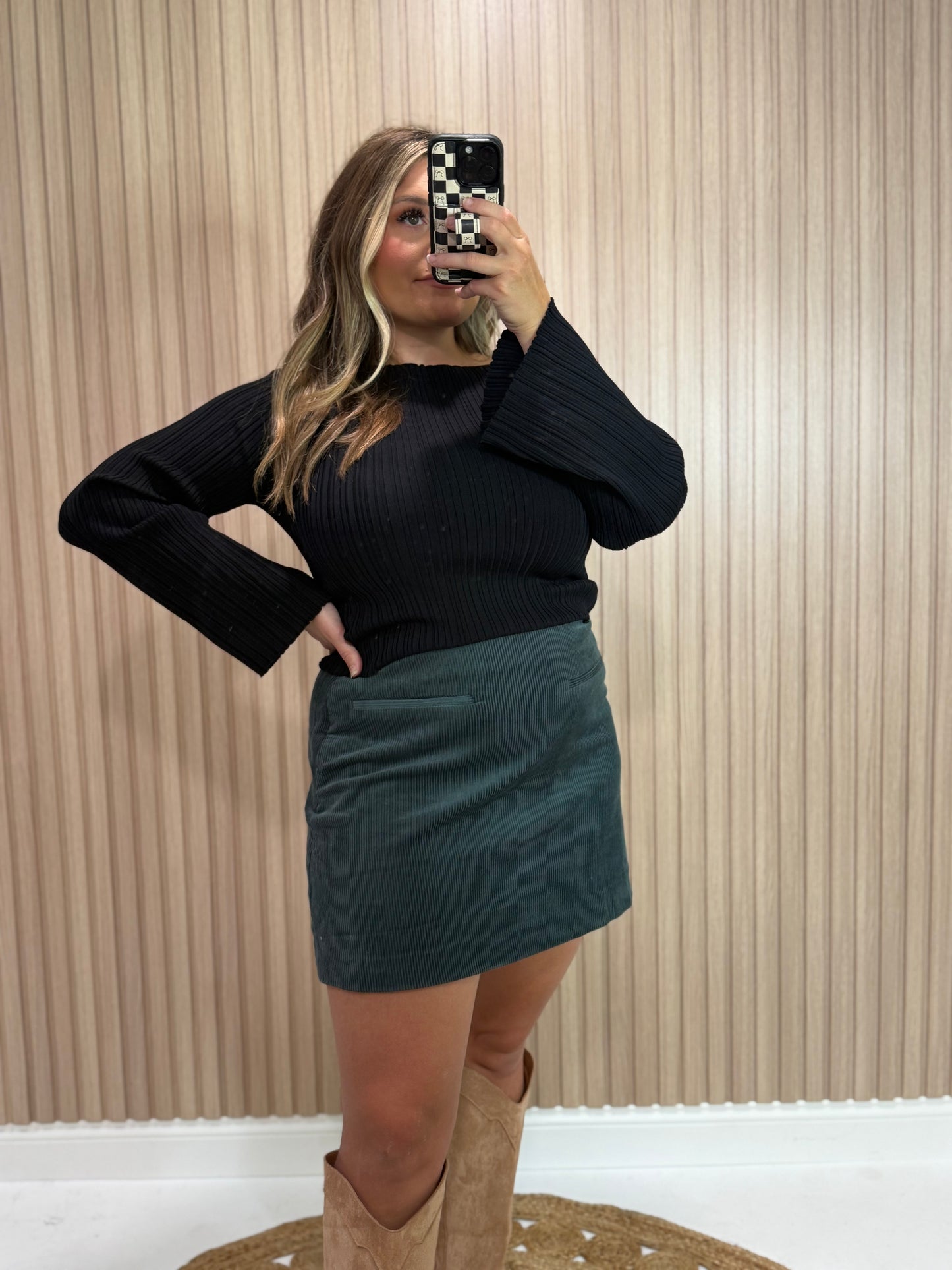 CARMEN CORDUROY SKIRT