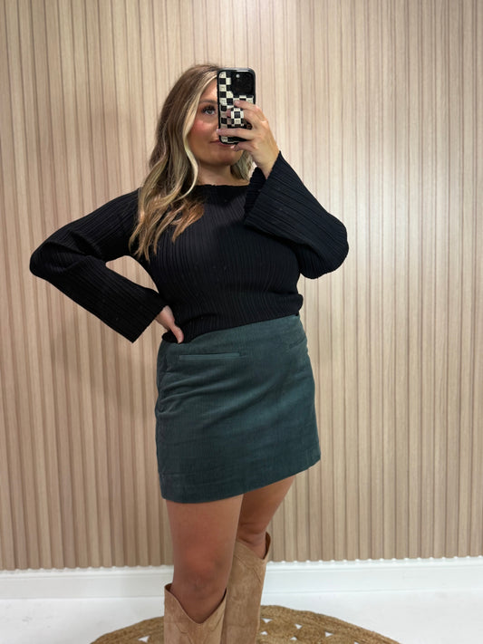 CARMEN CORDUROY SKIRT