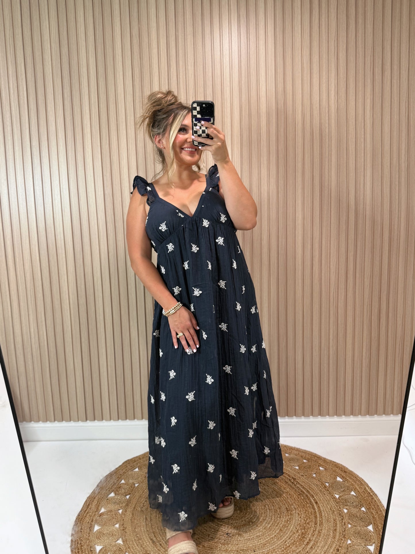 NADIA EMBROIDERED MAXI