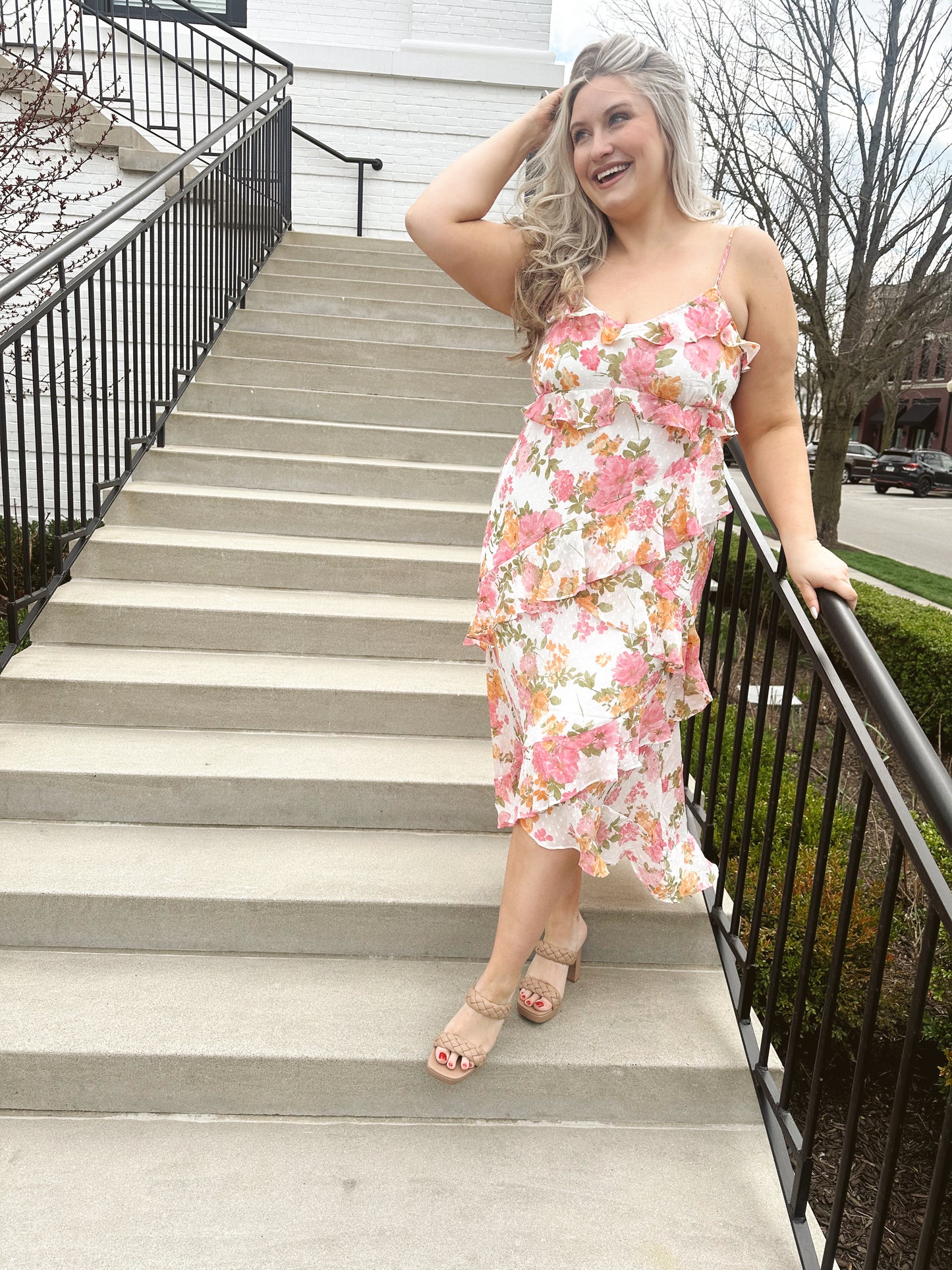 best dressed floral midi