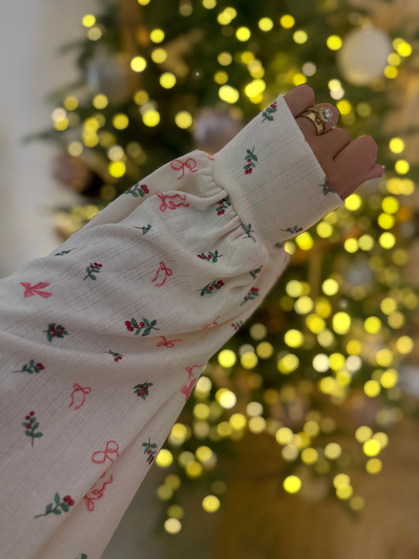 WRAPPED WITH A BOW PJ SET