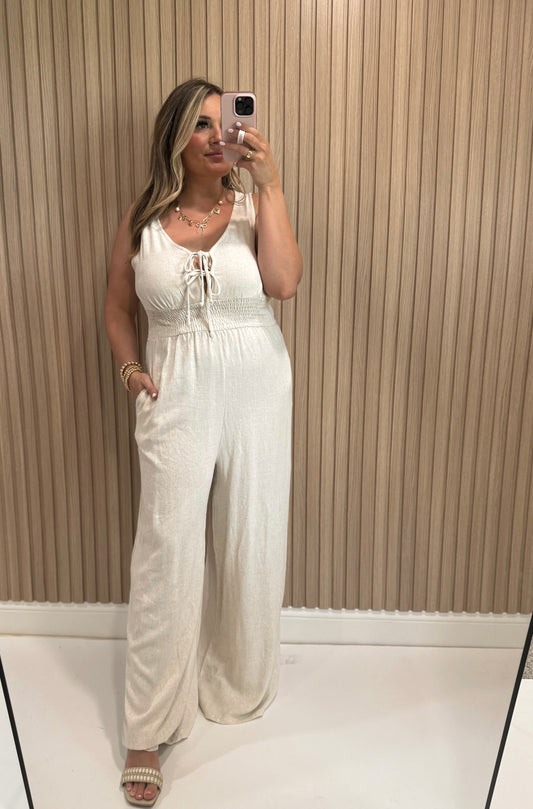 LIVY LINEN JUMPSUIT