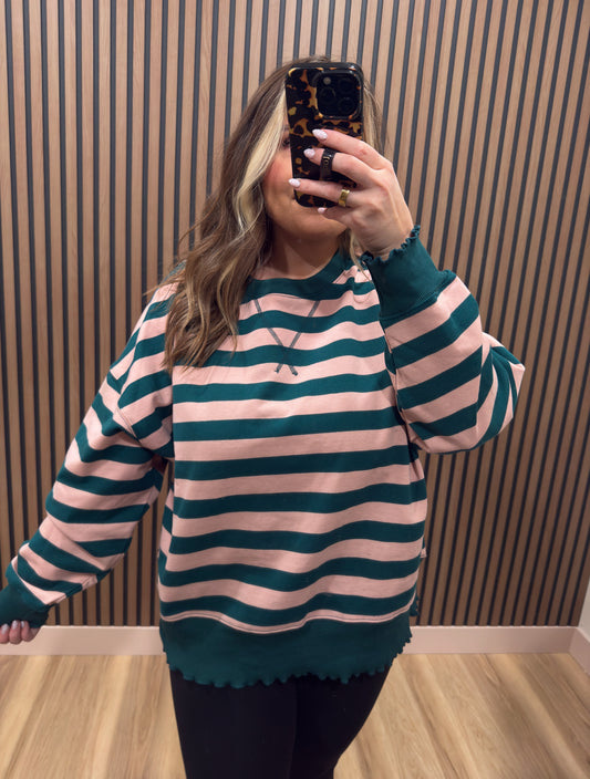 SIERRA STRIPED PULLOVER