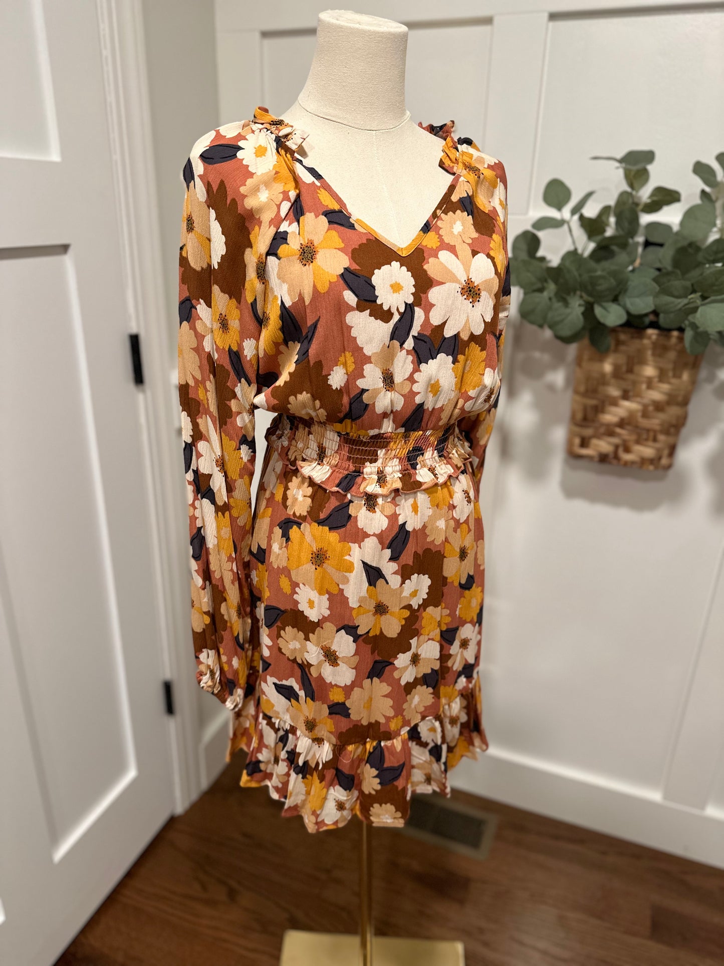 Retro Floral Dress